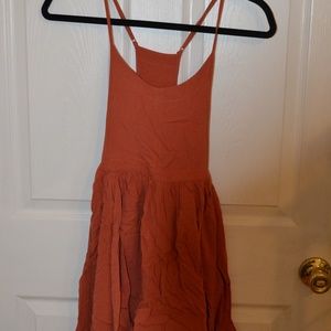 Free People Orange Tank Top Dress, S